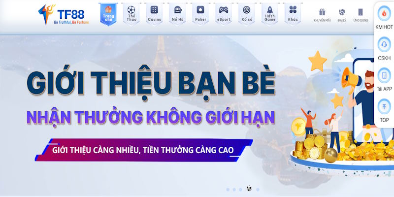 Những ưu điểm mà bạn không thể làm ngơ khi đăng nhập vào Tf88