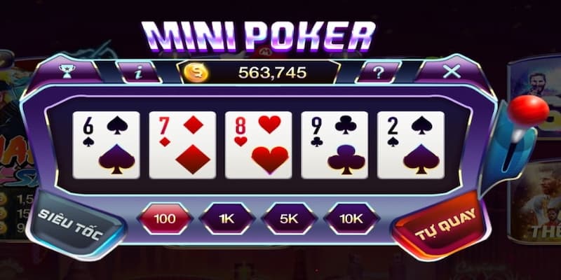 Một số chú ý khi chơi Mini Poker